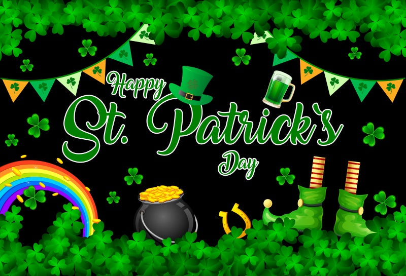 Irish National Day Party Background Banner