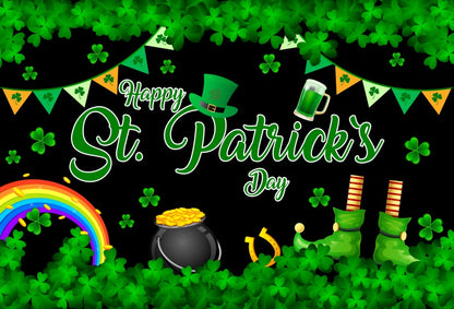 Irish National Day Party Background Banner