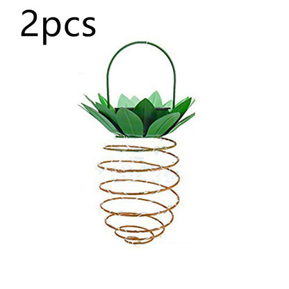 Outdoor Waterproof Garden Pineapple Solar Lights Led Warm Fairy String Decor