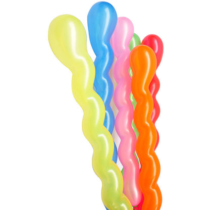 100ct Twist Balloon Spiral Latex Balloon