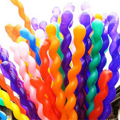 100ct Twist Balloon Spiral Latex Balloon