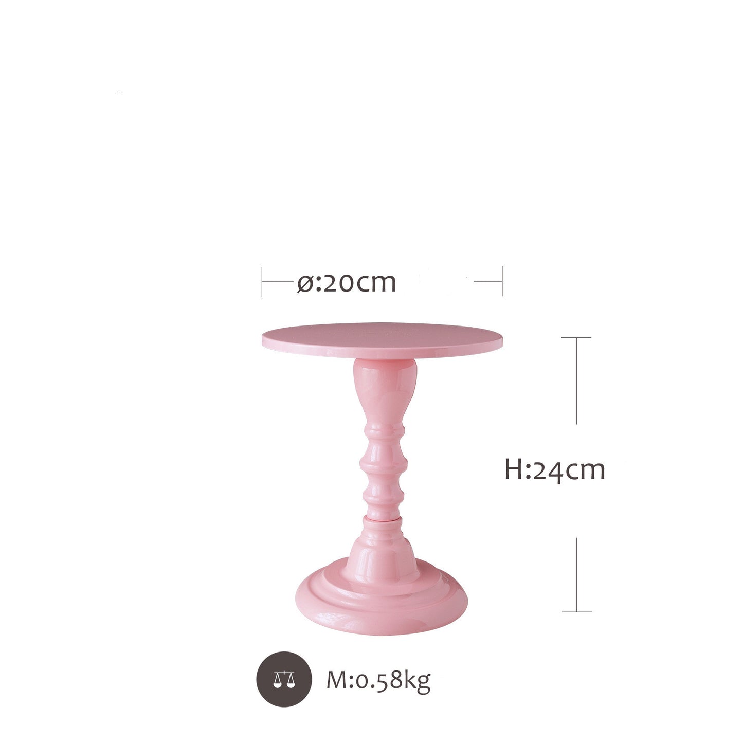 1 Piece High Cake Stands