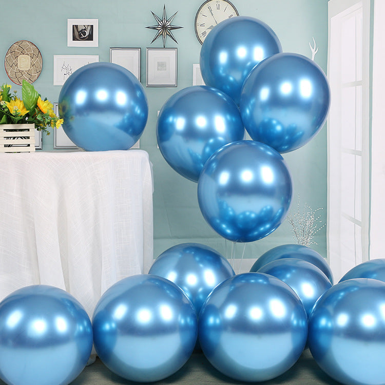 50ct Chrome Balloons Thick Latex