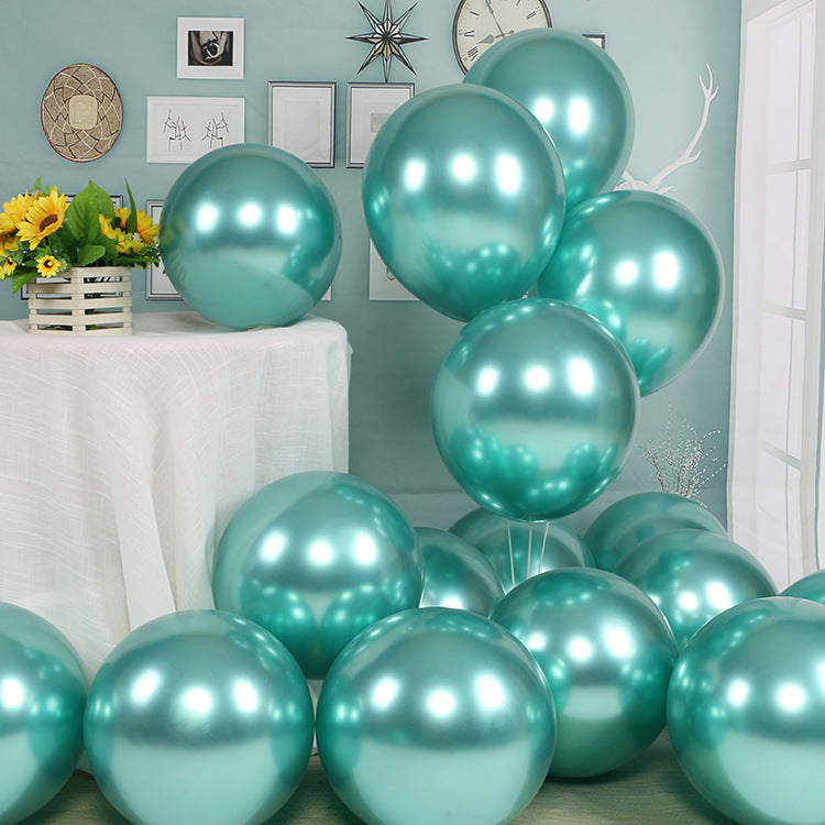 50ct Chrome Balloons Thick Latex