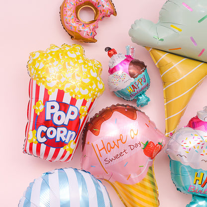 Party Decoration Donut Fruit Ice Cream Balloon