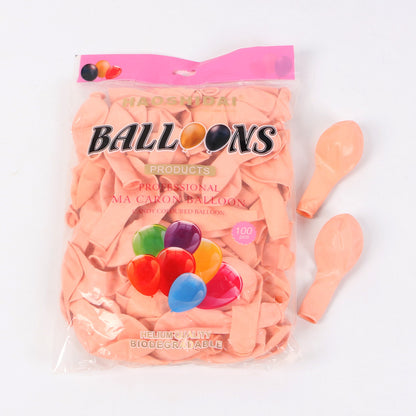 100ct Macaron Latex Balloon Candy Color Latex Party Decoration