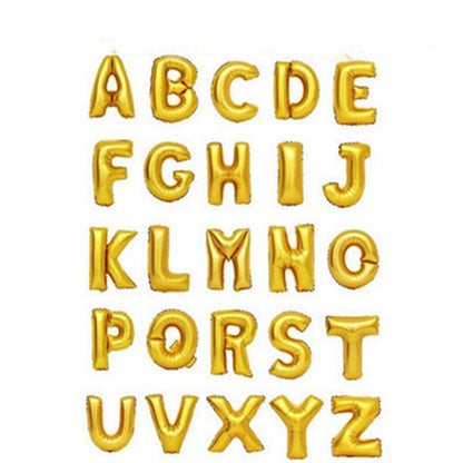 Number And Alphabet Balloons