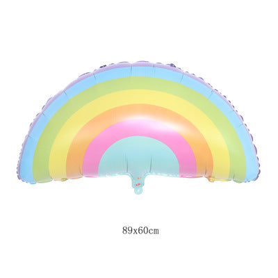 White Cloud Balloon Birthday Decoration