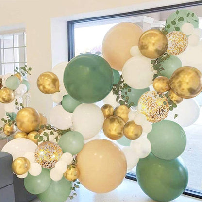 Green Balloons Garlands Wild One Birthday Animal Jungle