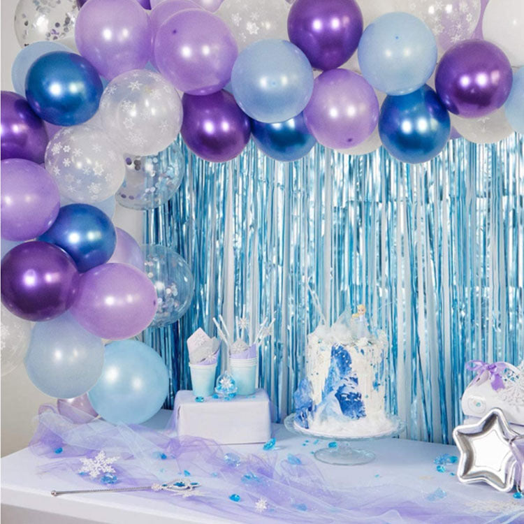 80ct Garland Arch Kit Birthday Party Ice Snow Queen Latex Balloons