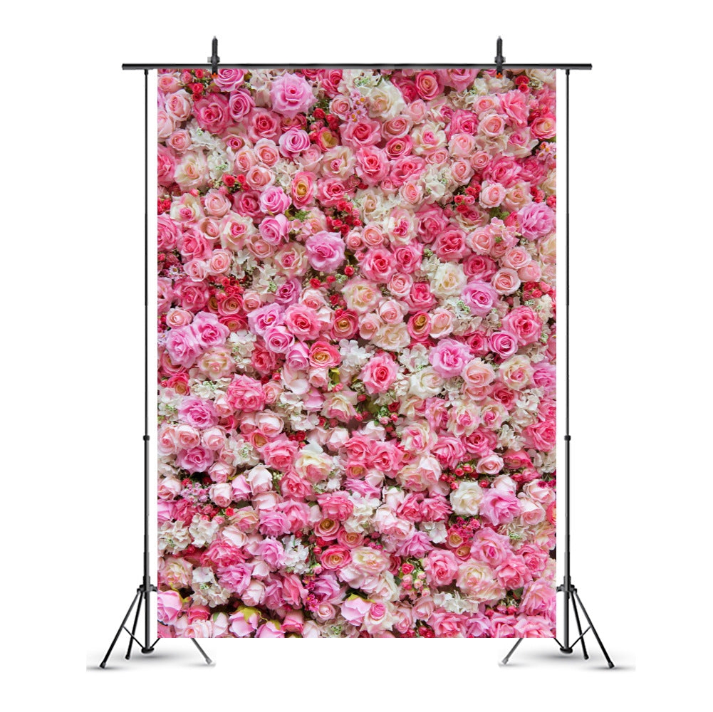 Flower Wall Romantic Wedding Background Props