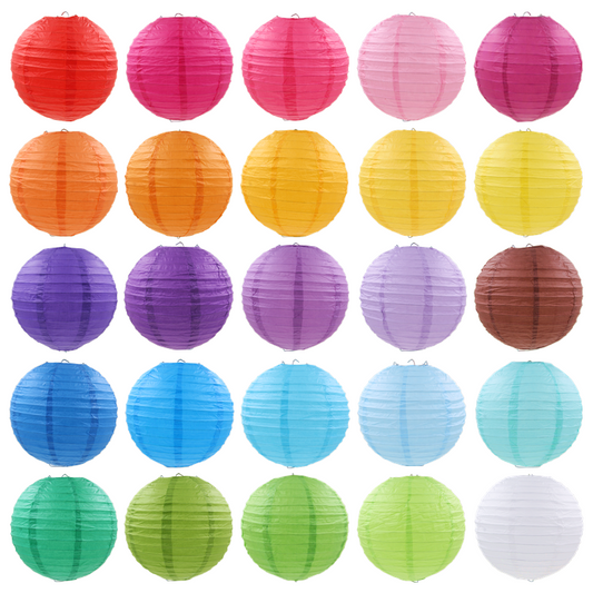 Round Paper Lantern Decorations