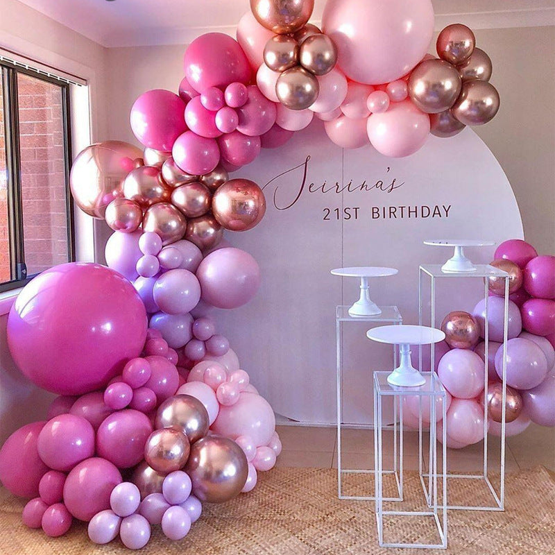 Rose Gold Balloon Arch Garland