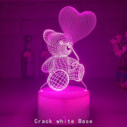 3D Lamp Acrylic USB LED Night Lights Neon Sign Lamp