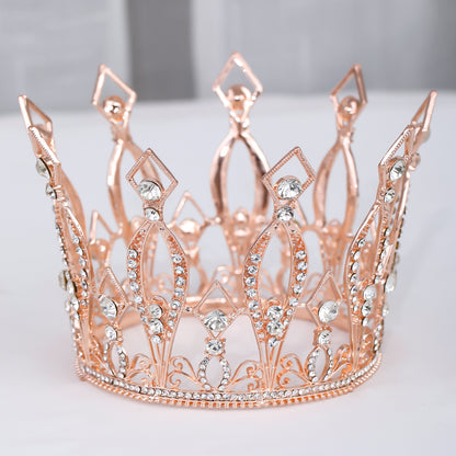 Golden Silver Rose Crown