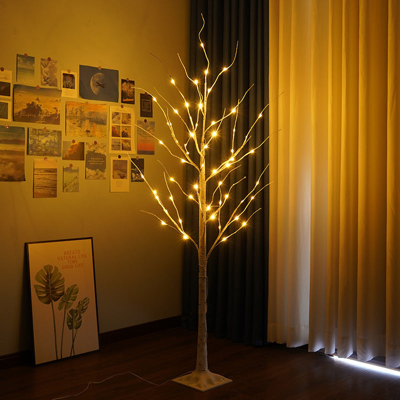 Silver Birch Party Scene Decoration Lights