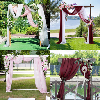 Wedding and Birthday Chiffon Hanging Cloth