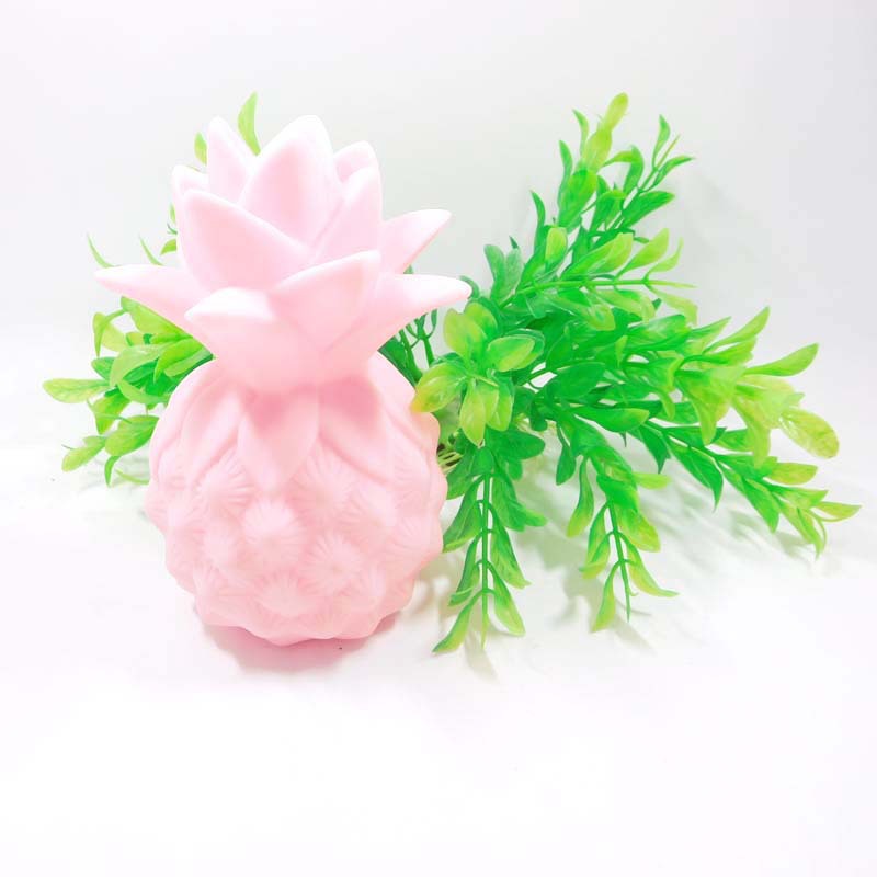 LED Neon Pineapple Soft Silicone Night Light