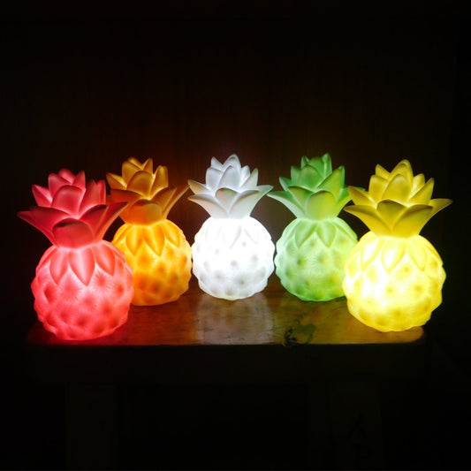 LED Neon Pineapple Soft Silicone Night Light