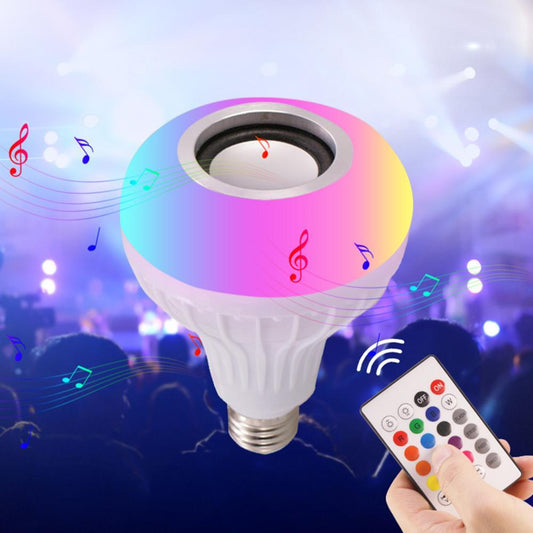 Colorful Smart Audio Stage Light Wireless Remote Control LED Bulb