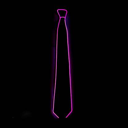 Neon LED Luminous Bow Tie & Tie