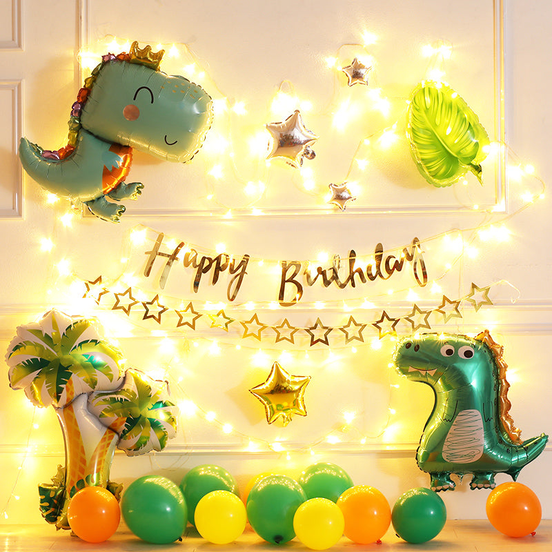 Animal Happy Birthday Party Background Wall