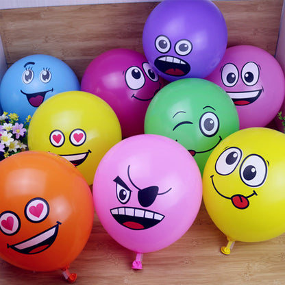 100ct Emoji Balloons