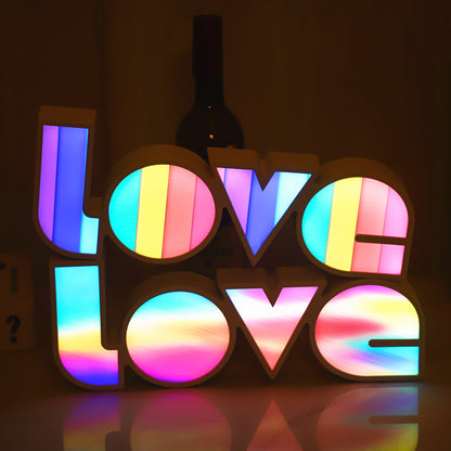 LED LOVE Light Gift Decor