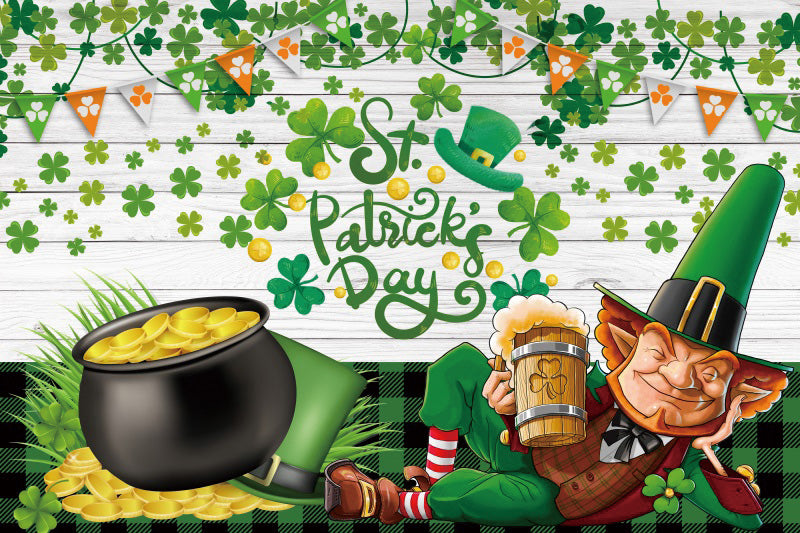 Irish National Day Party Background Banner