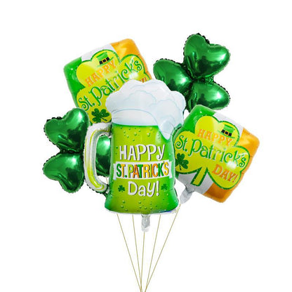 St. Patrick's Day Clover Balloons