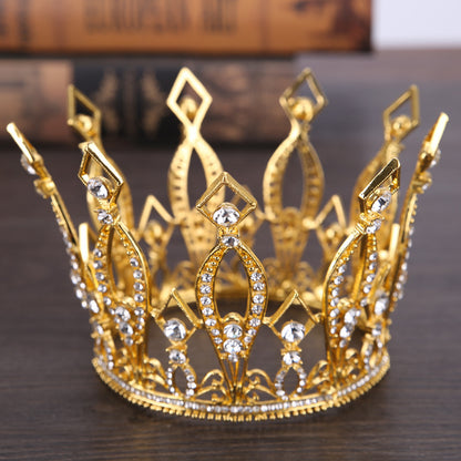 Golden Silver Rose Crown