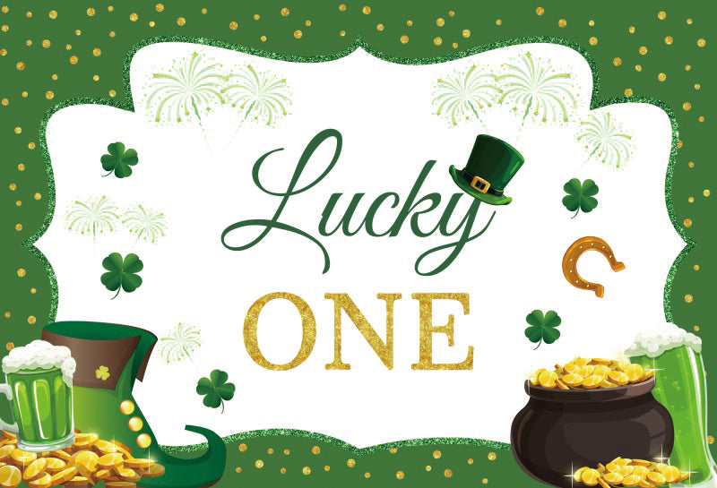 Irish National Day Party Background Banner