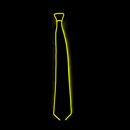 Neon LED Luminous Bow Tie & Tie