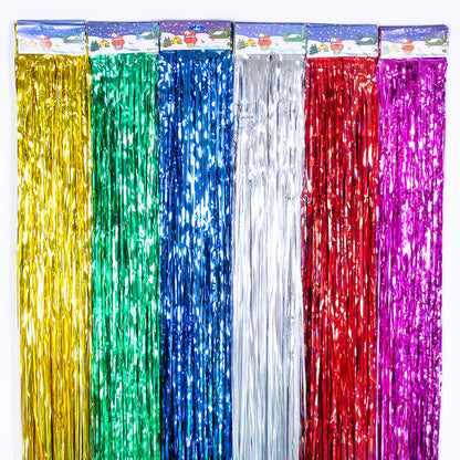 Birthday Tassel Rain Silk Curtain Background Wall