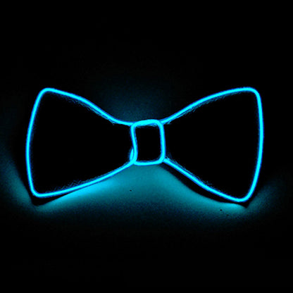 Neon LED Luminous Bow Tie & Tie