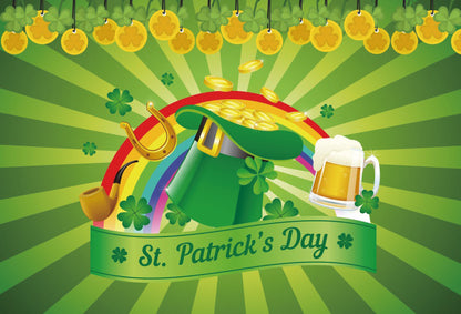 Irish National Day Party Background Banner