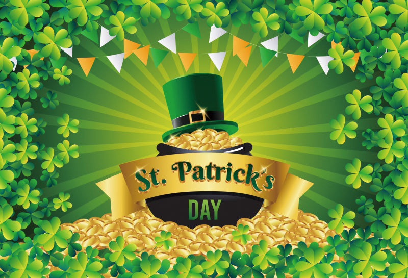 Irish National Day Party Background Banner