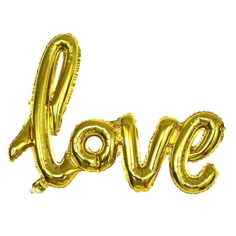 Valentine's Day Love Aluminum Balloon