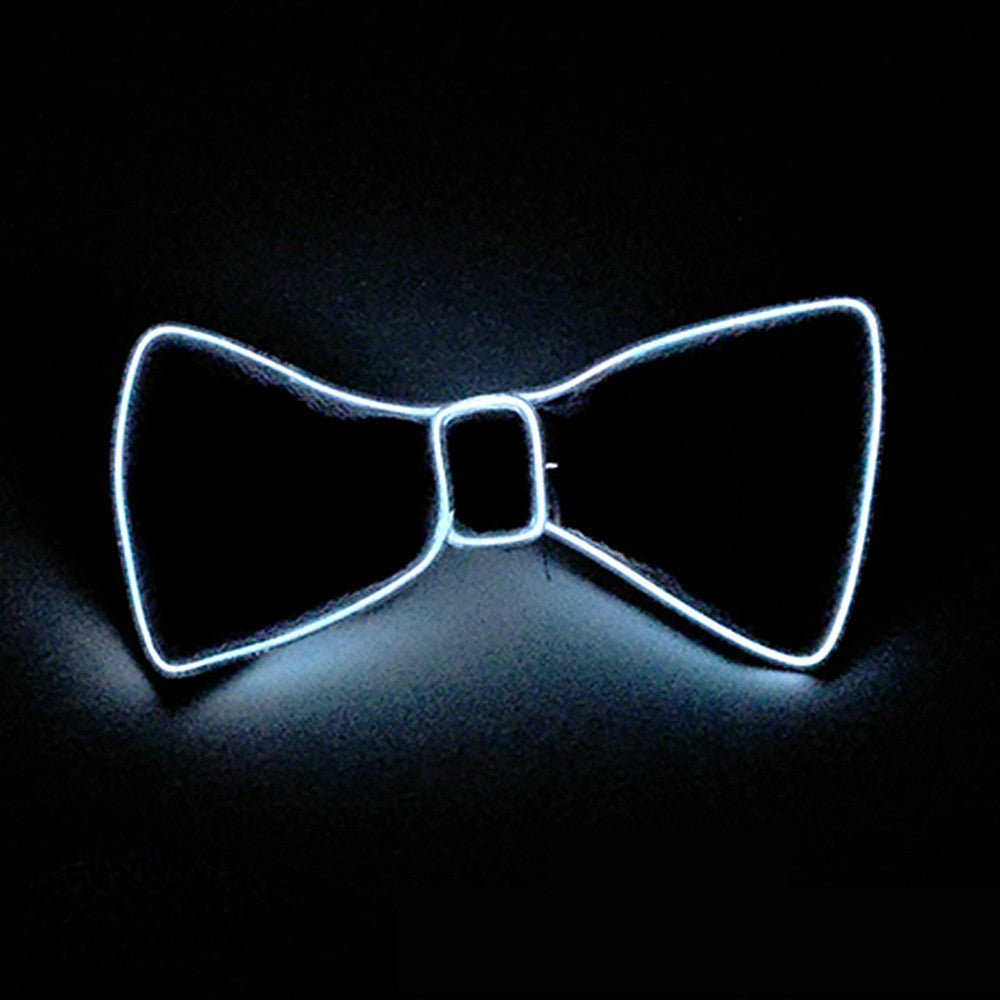 Neon LED Luminous Bow Tie & Tie