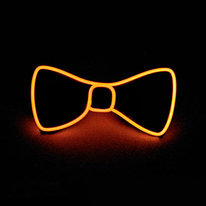 Neon LED Luminous Bow Tie & Tie