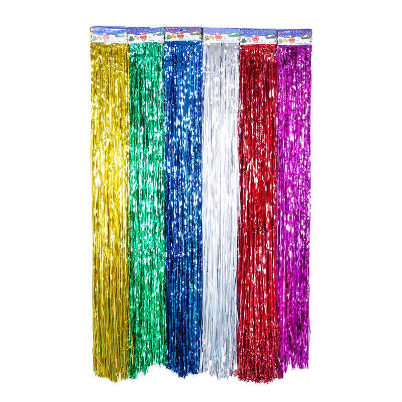 Birthday Tassel Rain Silk Curtain Background Wall