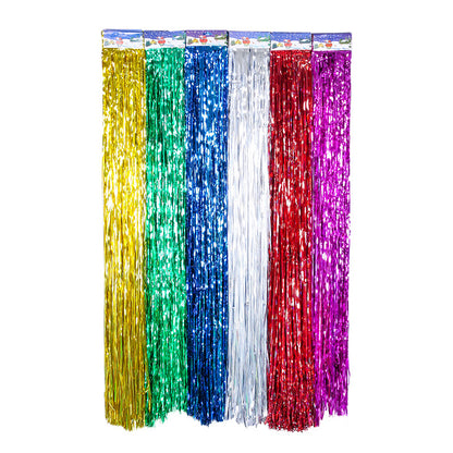 Birthday Tassel Rain Silk Curtain Background Wall