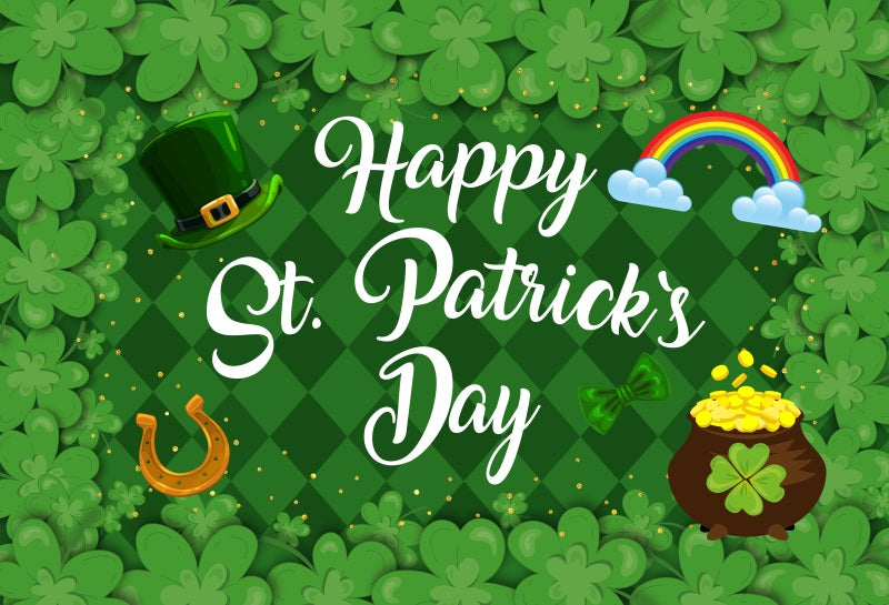 Irish National Day Party Background Banner