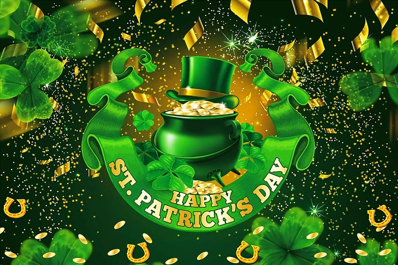 Irish National Day Party Background Banner