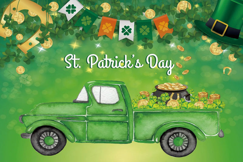 Irish National Day Party Background Banner