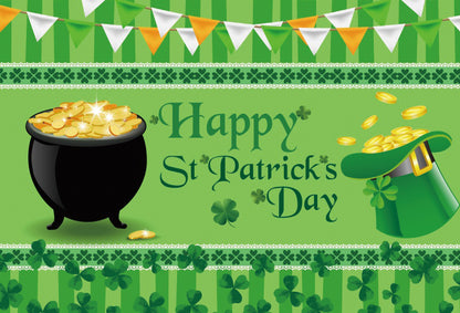 Irish National Day Party Background Banner