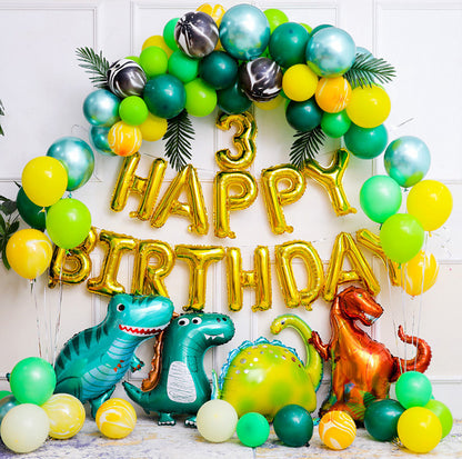 Animal Happy Birthday Party Background Wall