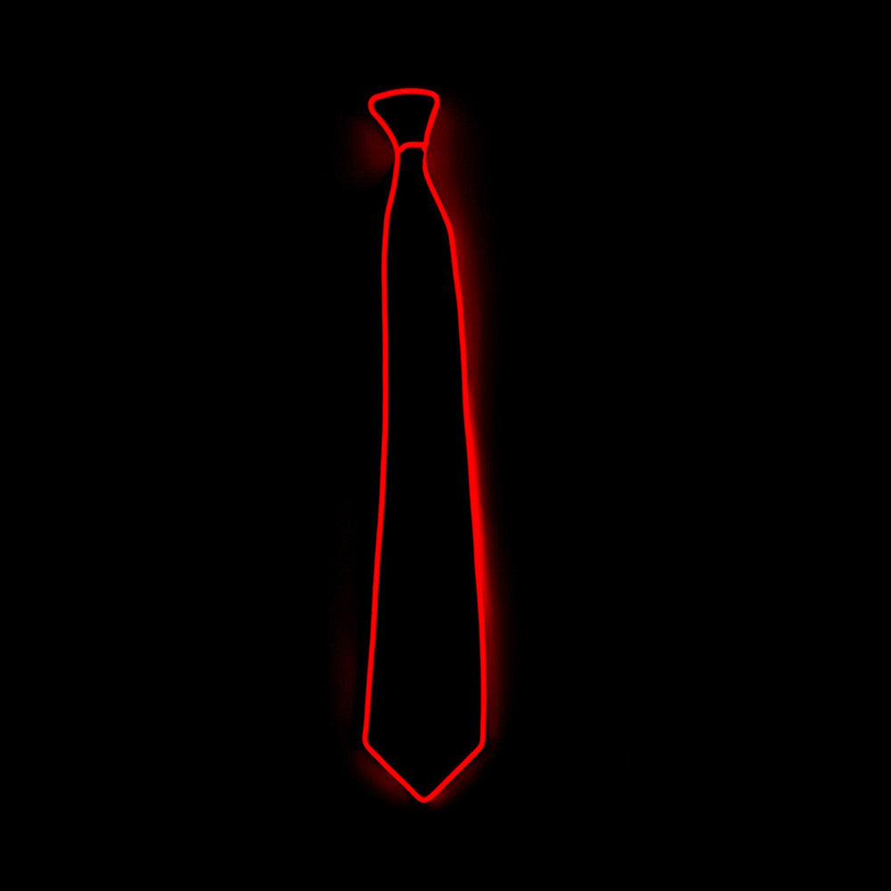 Neon LED Luminous Bow Tie & Tie