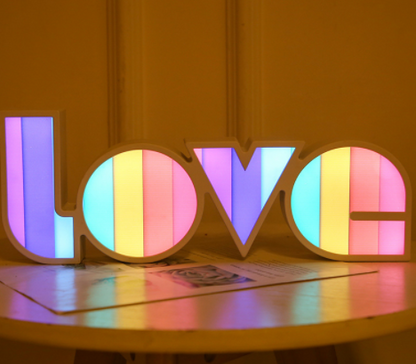 LED LOVE Light Gift Decor