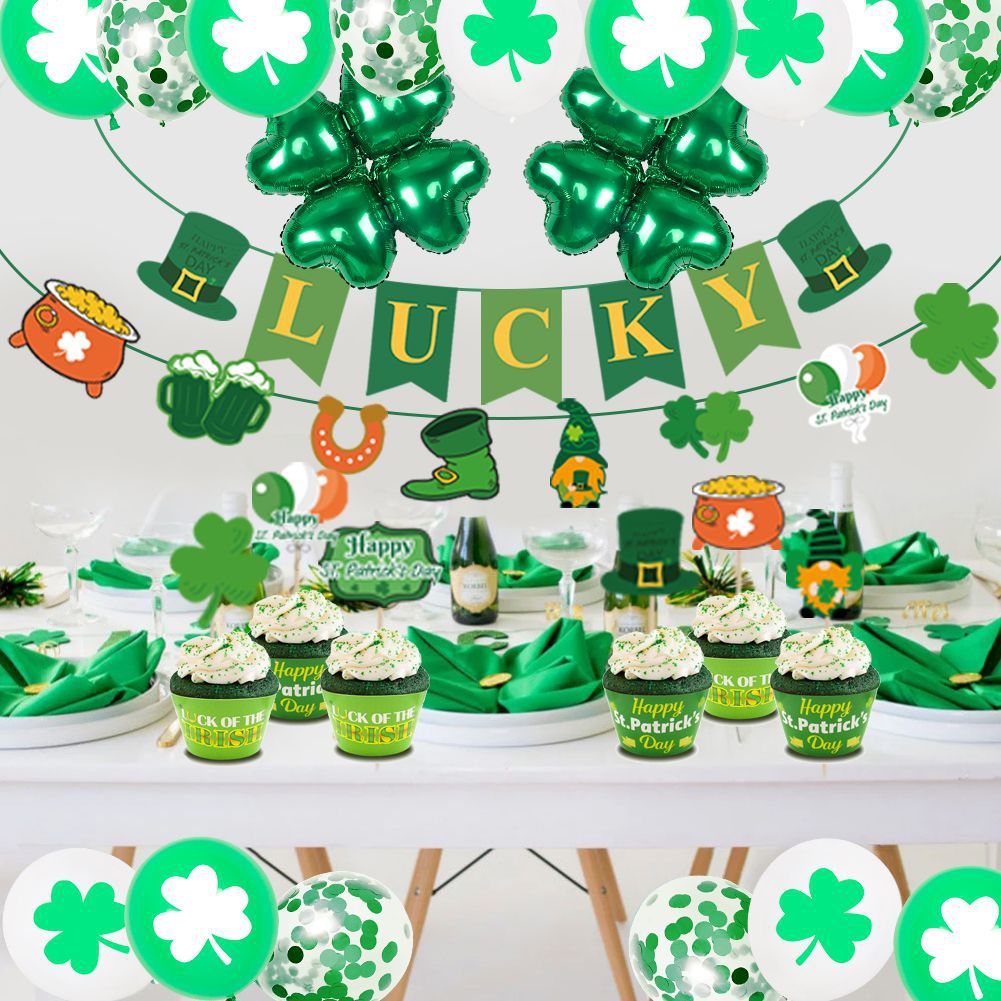 St. Patrick's Day Balloon Party Decoration Supplies